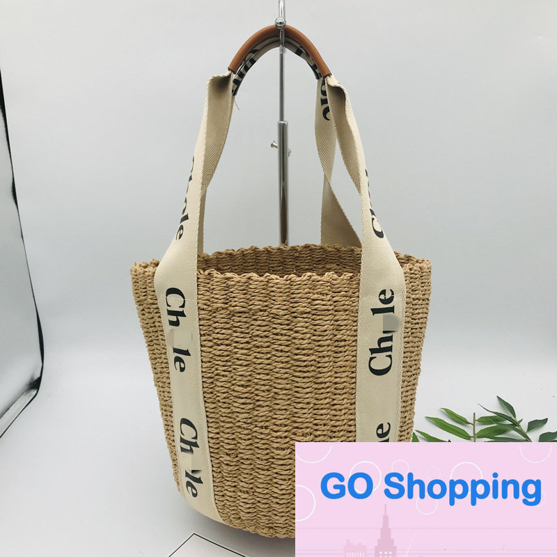 Summer Simple and Elegant Women's Bag Ribbon Shoulder Bags Handmade Woven Bucket Bag Tote Straw Bag Beach Bags
Summer Simple and Elegant Women's Bag Ribbon Shoulder Bags Handmade Woven Bucket Bag Tote Straw Bag Beach Bags
