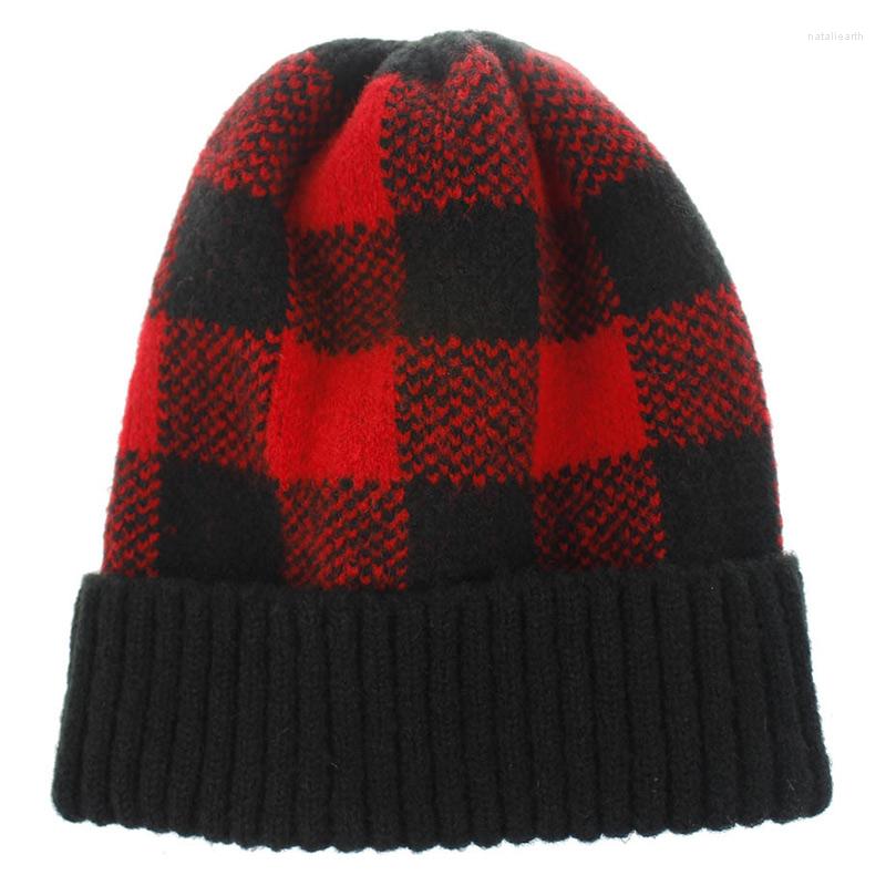 Berets Mixed Color Winter Knitted Cap Ladies Plaid Hat Women Beanie Daily Wear Red Brown Black
Berets Mixed Color Winter Knitted Cap Ladies Plaid Hat Women Beanie Daily Wear Red Brown Black