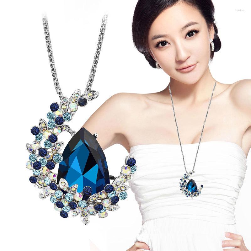 Pendant Necklaces 2023 Fashion Blue Crystal Moon Long For Women Choker Collier Femme Statement & Pendants Accessories
Pendant Necklaces 2023 Fashion Blue Crystal Moon Long For Women Choker Collier Femme Statement & Pendants Accessories