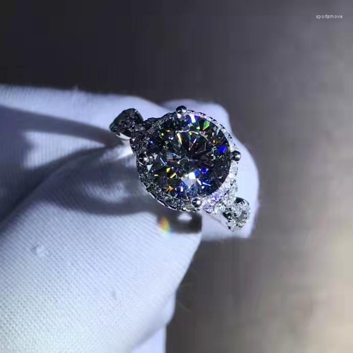 Cluster Rings S925 Sterling Silve Ring Classic Moissanite Diamond Passed Test D Color VVS1 Women's Wedding Engagement Jewelry Luxury
Cluster Rings S925 Sterling Silve Ring Classic Moissanite Diamond Passed Test D Color VVS1 Women's Wedding Engagement Jewelry Luxury