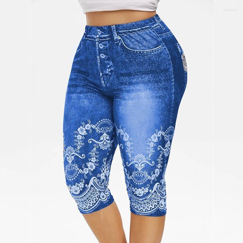 Active Shorts Women Yoga Leggings Summer Fake Denim Ladies Short Pants Floral Printed High Waist Female, Purple
Active Shorts Women Yoga Leggings Summer Fake Denim Ladies Short Pants Floral Printed High Waist Female, Purple