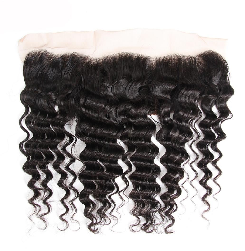 10A Deep Wave Lace Frontal Closure Brazlian Peruvian Malaysian Indian Mongolian Hair Deep Curly Wave Wave Ear To Ear 13x4 Lace Fro6404126, Natural color
10A Deep Wave Lace Frontal Closure Brazlian Peruvian Malaysian Indian Mongolian Hair Deep Curly Wave Wave Ear To Ear 13x4 Lace Fro6404126, Natural color