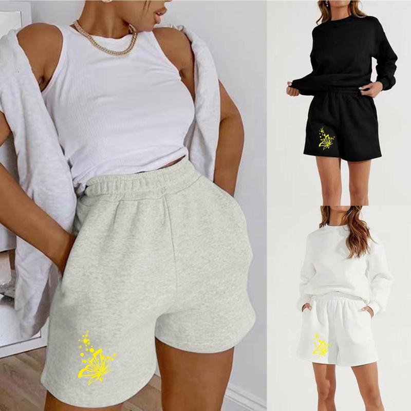 Women's Shorts Womens Running Workout Elastic Waist Athletic Yoga Pants Sports Batterfly Prints, Black
Women's Shorts Womens Running Workout Elastic Waist Athletic Yoga Pants Sports Batterfly Prints, Black