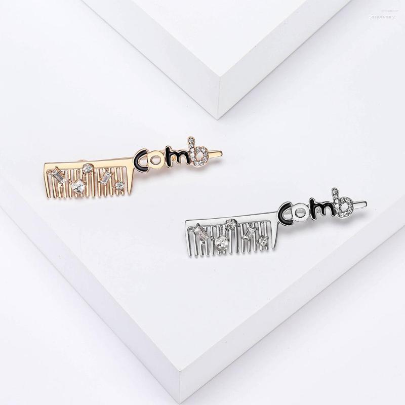 Brooches Rhinestone Comb For Women Unisex 2-color Brooch Pins Hairdresser Party Office Pin Gifts
Brooches Rhinestone Comb For Women Unisex 2-color Brooch Pins Hairdresser Party Office Pin Gifts