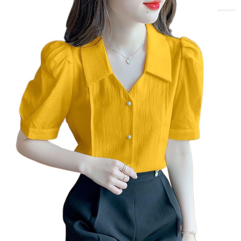 Women' Knits 3XL 2023 Women Summer Blouses Lady Fashion Casual Turn-down Square Collar Short Sleeve Buttons Solid Color Clothing Tops, Red
Women' Knits 3XL 2023 Women Summer Blouses Lady Fashion Casual Turn-down Square Collar Short Sleeve Buttons Solid Color Clothing Tops, Red