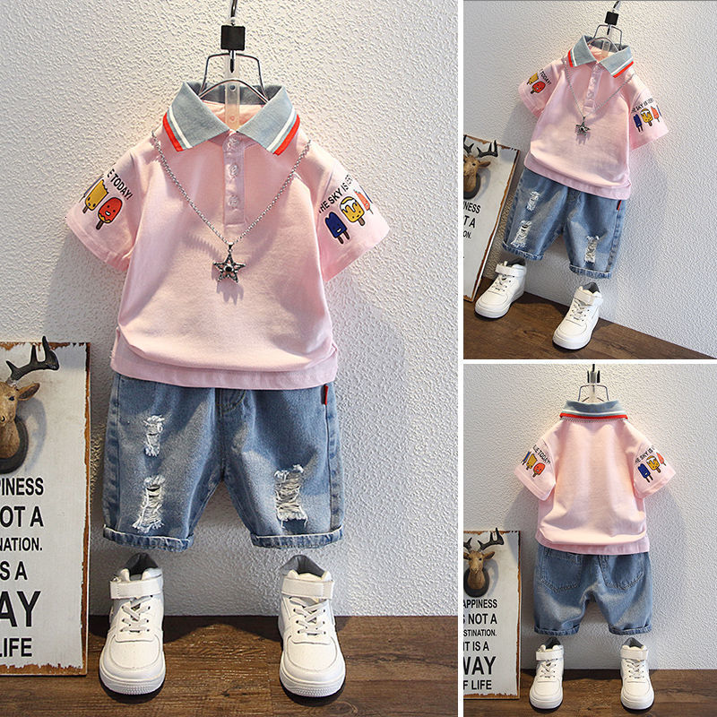 Clothing Sets Baby Boy Clothing Sets Infants Boy Clothes Shorts Sleeve TopsOveralls 2PCS Outfits Summer Bebes Clothing 2 3 4 6 8 10 YEARS 230627