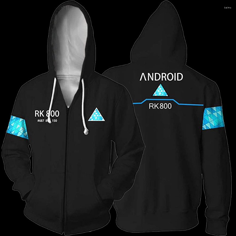 Men's Hoodies 2038 Game BIONIC Robot Cosplay Costume Connor Kara Character Uniform Men Jacket RK800 Coat Popluar 3D Print Boy Girls Hoodie, Zw-0728
Men's Hoodies 2038 Game BIONIC Robot Cosplay Costume Connor Kara Character Uniform Men Jacket RK800 Coat Popluar 3D Print Boy Girls Hoodie, Zw-0728