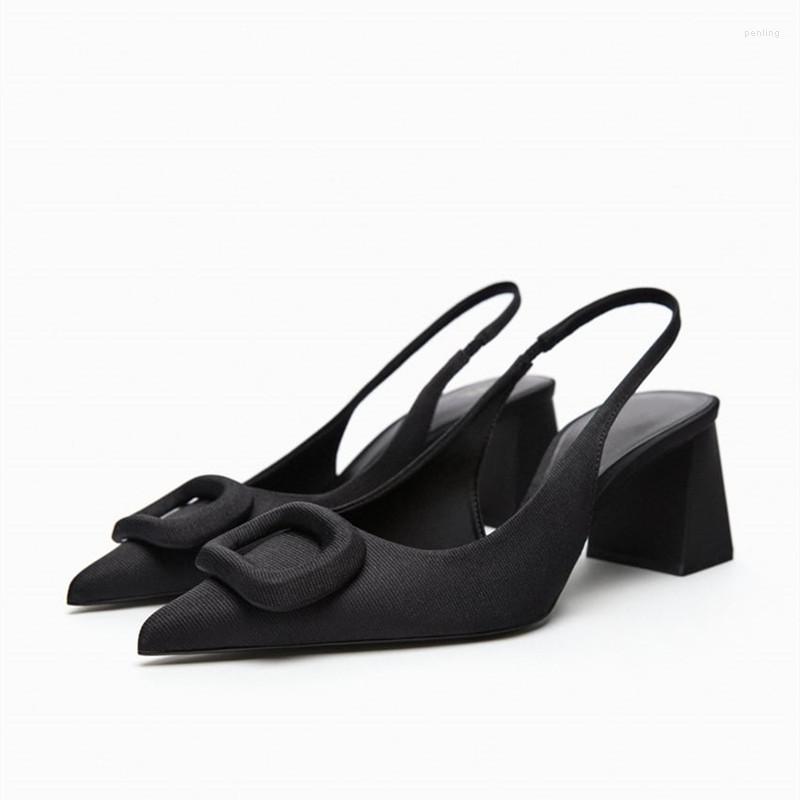 Dress Shoes YUNHQY 2023 Womens Summer Black Heeled Pumps Female Pointed Toe Block Heel Slingbacks Office Lady High Heels Sexy Sandals
Dress Shoes YUNHQY 2023 Womens Summer Black Heeled Pumps Female Pointed Toe Block Heel Slingbacks Office Lady High Heels Sexy Sandals