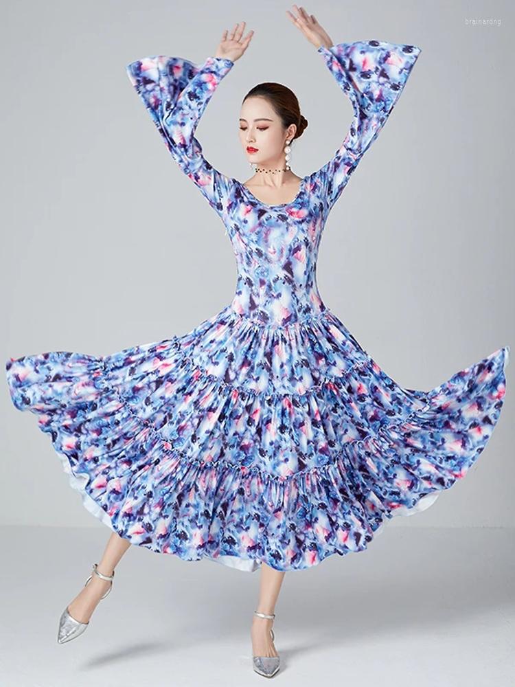 Stage Wear 2023 Custom Ballroom Dance Competition Dress Waltz Dresses Standard Women, Blue
Stage Wear 2023 Custom Ballroom Dance Competition Dress Waltz Dresses Standard Women, Blue