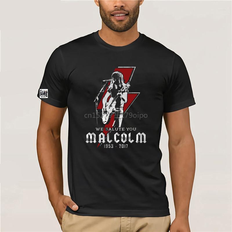 Women's T Shirts Malcolm Young Tribute T-Shirt Rock Tee, Green(women)
