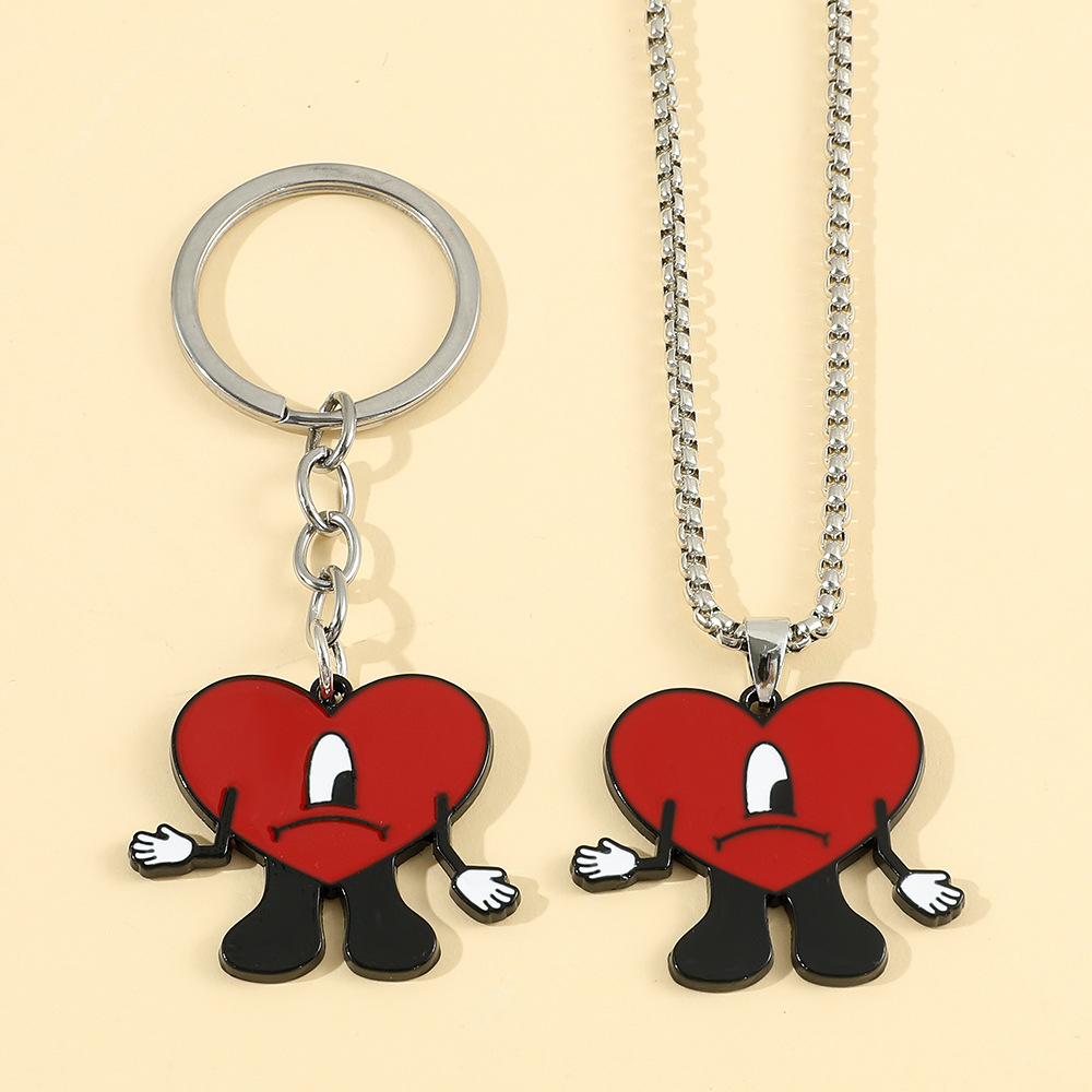 Anime Bad Bunny Drip Oil Metal Ball Bell Keychain key ring necklace accesssory, Color #1
Anime Bad Bunny Drip Oil Metal Ball Bell Keychain key ring necklace accesssory, Color #1