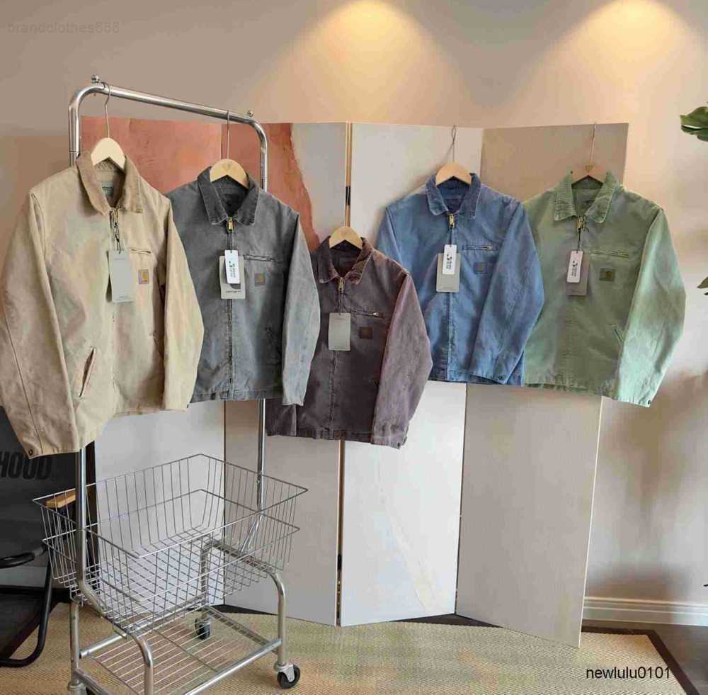 2023 Men' Jackets Work Clothes Fashion Brand Carhart Canvas Washable Dyed Detroit Jacket Coat American Style Workwear Label, Blue2
2023 Men' Jackets Work Clothes Fashion Brand Carhart Canvas Washable Dyed Detroit Jacket Coat American Style Workwear Label, Blue2