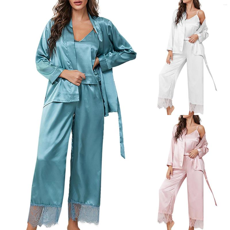 Women' Sleepwear Womens Satin Sexy Nightgown Full Slips Sleep Nightie Dress Solid Color Comfortable Spring Autumn Lingerie Set, White
Women' Sleepwear Womens Satin Sexy Nightgown Full Slips Sleep Nightie Dress Solid Color Comfortable Spring Autumn Lingerie Set, White