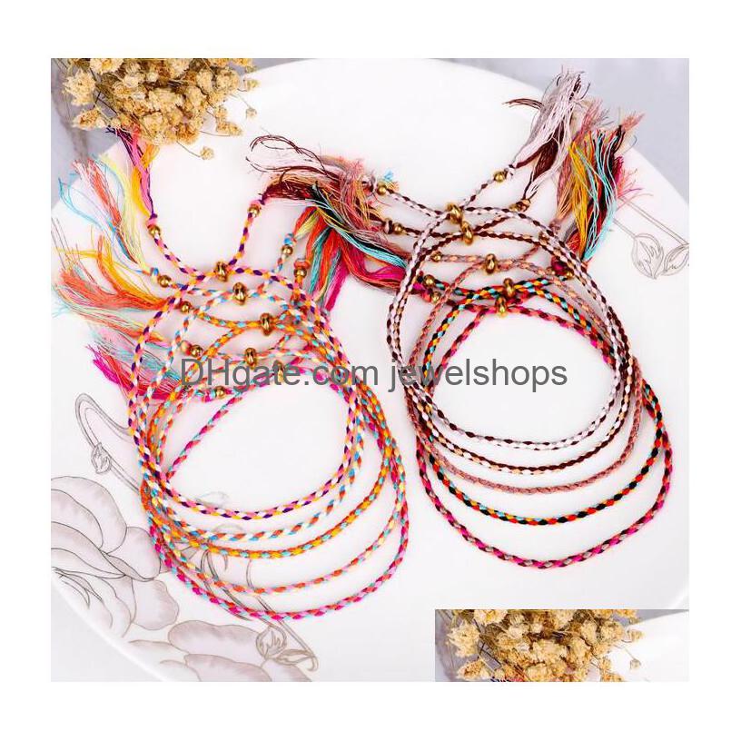 Charm Bracelets 52Colors Handmade Woven Braided Rope Friendship Bracelet Beach Bohemian Polyester Thread Weave String For Women Men Dhrdg
Charm Bracelets 52Colors Handmade Woven Braided Rope Friendship Bracelet Beach Bohemian Polyester Thread Weave String For Women Men Dhrdg