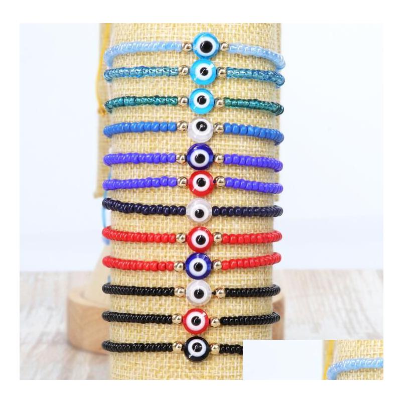 Beaded Turkish Eye Strands Bracelets Blue Evil Eyes Lucky Couple Bracelet For Women Colorf Crystal Bead Rope Chain Woven Jewelry Dro Dhq7L
Beaded Turkish Eye Strands Bracelets Blue Evil Eyes Lucky Couple Bracelet For Women Colorf Crystal Bead Rope Chain Woven Jewelry Dro Dhq7L