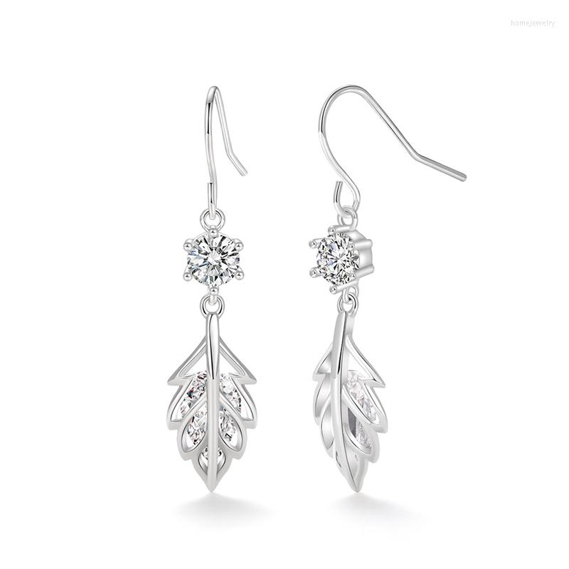 Dangle Earrings Huitan Aesthetic Leaf Design Women Silver Color Romantic Bridal Wedding Party Gift Temperament Jewelry
Dangle Earrings Huitan Aesthetic Leaf Design Women Silver Color Romantic Bridal Wedding Party Gift Temperament Jewelry
