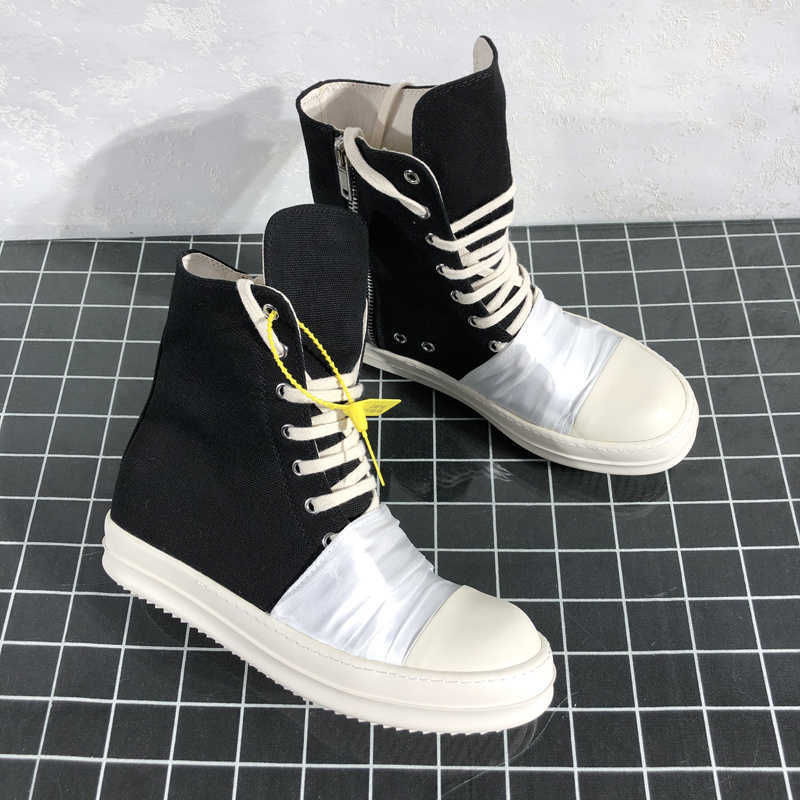 rick Ro high top men's shoes double thread canvas shoes black and white pleated mask bandage dark milk fragrant bottom leisure board shoes women's short boots, White cloth fold
rick Ro high top men's shoes double thread canvas shoes black and white pleated mask bandage dark milk fragrant bottom leisure board shoes women's short boots, White cloth fold