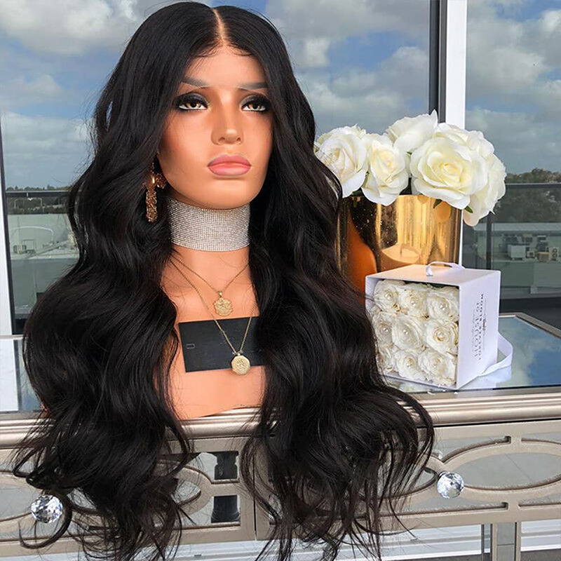 Black Body Wave Lace Front Wigs for Women Girls Heat Resistant Natural Hairline Wig Daily Use Wig, Natural color
Black Body Wave Lace Front Wigs for Women Girls Heat Resistant Natural Hairline Wig Daily Use Wig, Natural color