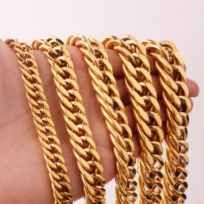 Chains Granny Chic Curb Chain Necklace Miami Cuban Link For Men Gift 6-21mm Long/Choker Wholesale Gold Color Hip Hop Jewelry
Chains Granny Chic Curb Chain Necklace Miami Cuban Link For Men Gift 6-21mm Long/Choker Wholesale Gold Color Hip Hop Jewelry