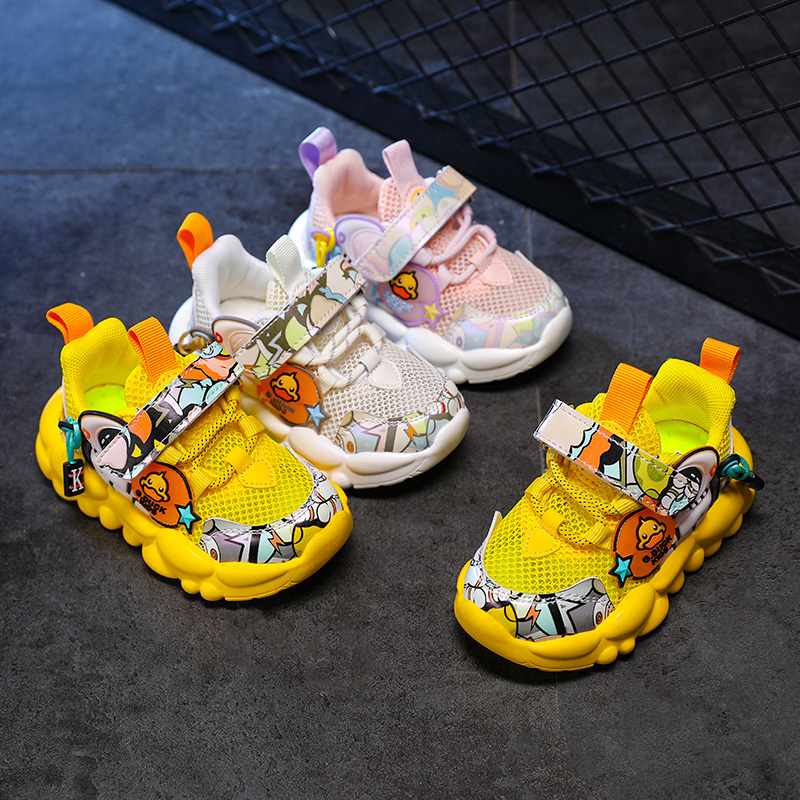 Sneakers Baby Toddler Shoes For Boys Girls Breathable Mesh Little Kids Casual Sneakers Non-slip Children Sport Shoes tenis Size 22-30 230627