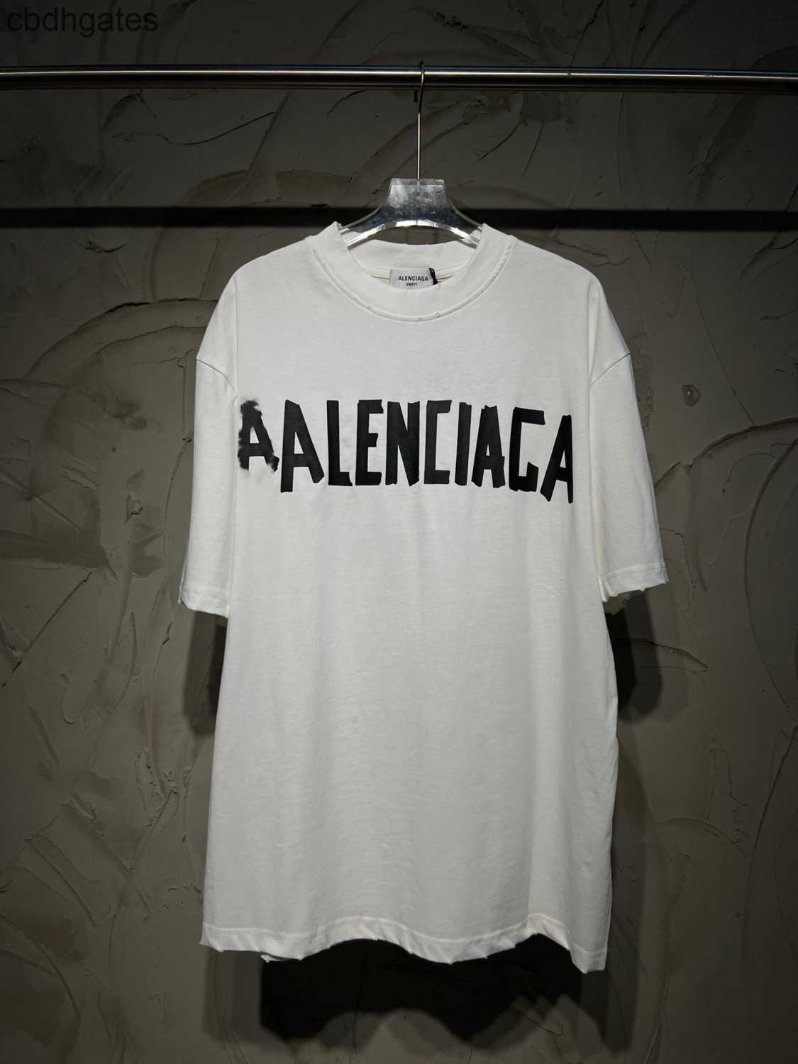 Designer Mens T Shirts 2023 B Summer b Home Black Tape Worn Short Sleeve Loose Versatile Fashion Casual Men's Women's T-shirt Oversize Trend, White (factory direct top edition)
Designer Mens T Shirts 2023 B Summer b Home Black Tape Worn Short Sleeve Loose Versatile Fashion Casual Men's Women's T-shirt Oversize Trend, White (factory direct top edition)