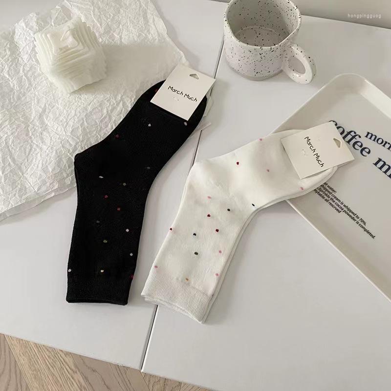 Women Socks Spring And Summer Polka Dot Japanese Sweet Fresh Simple Trend Cute Cotton Mid Tube, Black
Women Socks Spring And Summer Polka Dot Japanese Sweet Fresh Simple Trend Cute Cotton Mid Tube, Black
