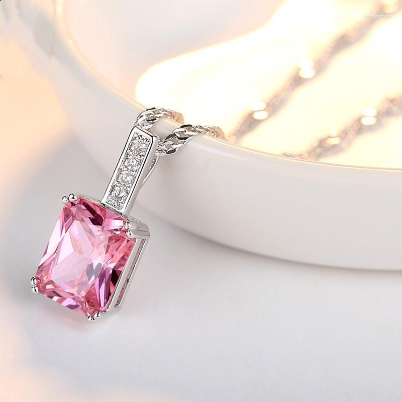 Pendant Necklaces Wholesale 10 Square Zircon Shiny Crystal Pink Blue Fashion Simple And Generous Ladies Jewelry Gifts
Pendant Necklaces Wholesale 10 Square Zircon Shiny Crystal Pink Blue Fashion Simple And Generous Ladies Jewelry Gifts