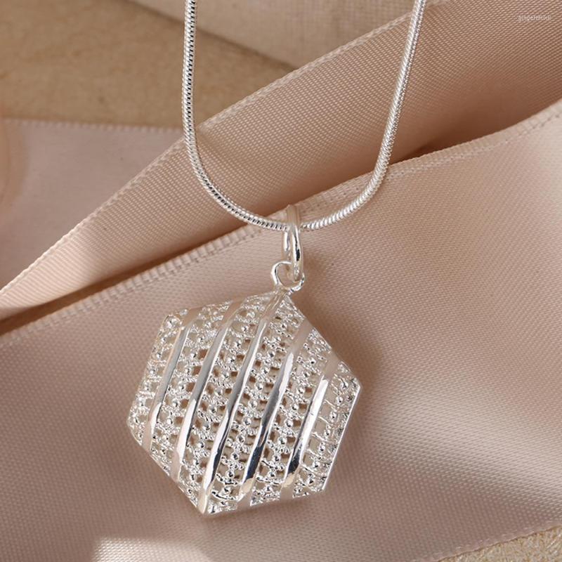 Chains Hollow Hexagonsilver Plated Necklace Silver Pendant Jewelry /QGHZXXFY ETXWNVXK
Chains Hollow Hexagonsilver Plated Necklace Silver Pendant Jewelry /QGHZXXFY ETXWNVXK