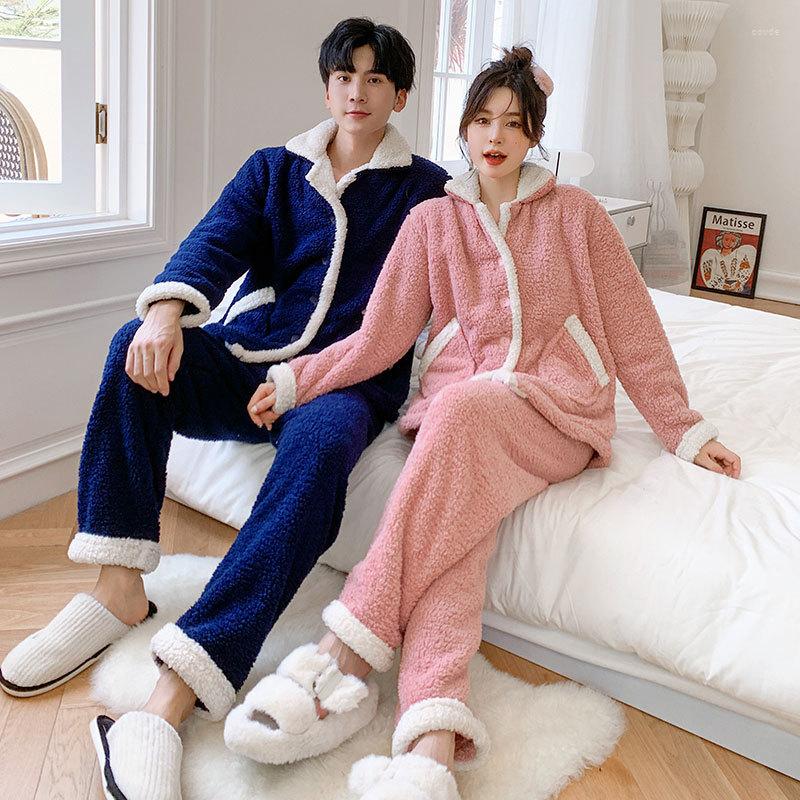 Women's Sleepwear Couple Women's Pajamas Autumn And Winter Models Coral Fleece Long-Sleeved Thickened Padded Men's Flannel Home, 02
Women's Sleepwear Couple Women's Pajamas Autumn And Winter Models Coral Fleece Long-Sleeved Thickened Padded Men's Flannel Home, 02