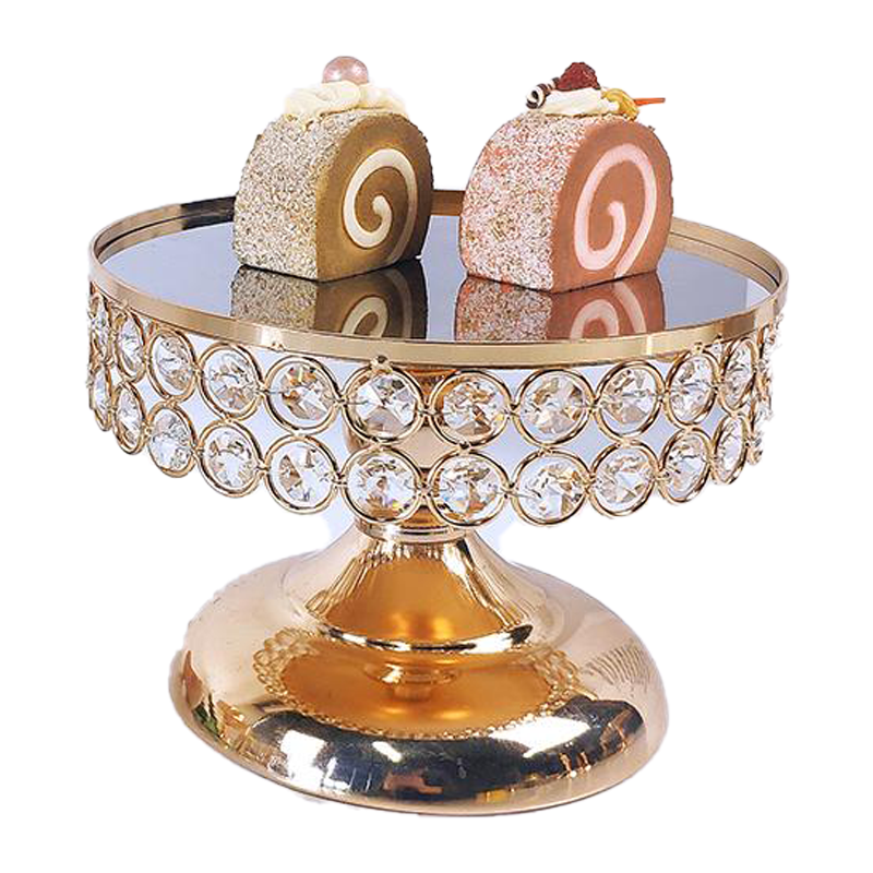 Gold Antique Metal Round Cake Stand Set Wedding Birthday Party Dessert Cupcake Pedestal Display Plate Home Decor Other Bakeware