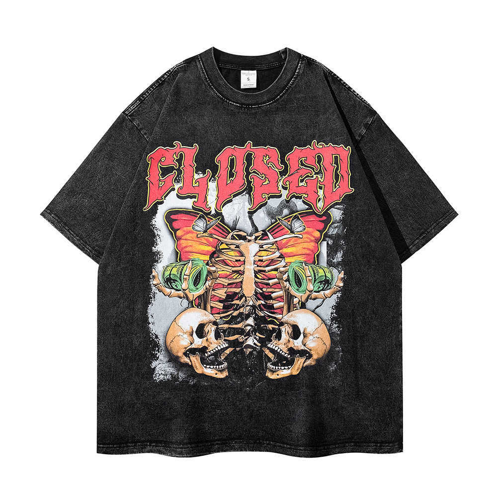 High American Street Loose T-shirt Printed Stir Fried Snowflake Short Sleeve T-shirt Co branded Skeleton Short Sleeve T-shirt Men' Summer stussys H7PZ, Fried flower black
High American Street Loose T-shirt Printed Stir Fried Snowflake Short Sleeve T-shirt Co branded Skeleton Short Sleeve T-shirt Men' Summer stussys H7PZ, Fried flower black