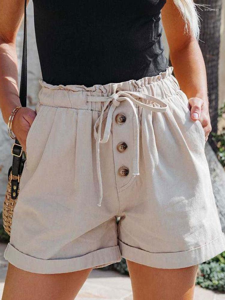 Women' Shorts 2023 Summer High Waist Women Button Cotton Short Pants Loose Casual For, Deep blue
Women' Shorts 2023 Summer High Waist Women Button Cotton Short Pants Loose Casual For, Deep blue