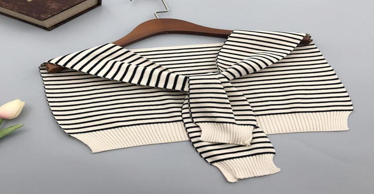 Bow Ties Women False Collar Shawl Female Knitted Striped Fake Blouse Sweater Student Half Shirt Detachable Collars8486618
Bow Ties Women False Collar Shawl Female Knitted Striped Fake Blouse Sweater Student Half Shirt Detachable Collars8486618