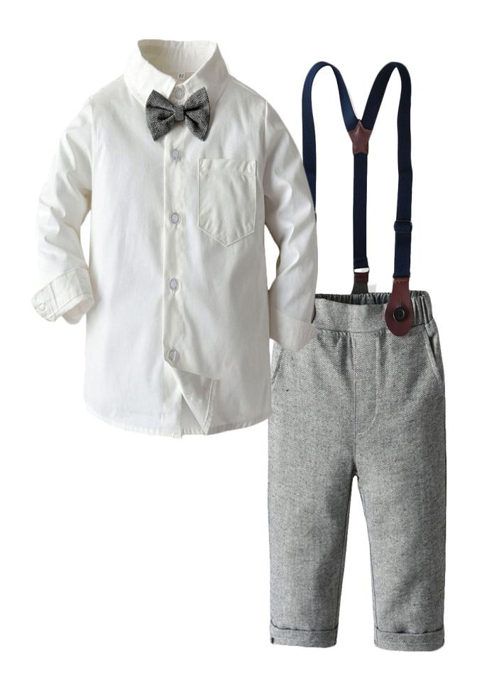 2pcs Baby Clothing Sets Kids Clothes Autumn Boys Sets Boy Long Sleeve Gentleman Suits White Shirts Suspenders Pants6840448
2pcs Baby Clothing Sets Kids Clothes Autumn Boys Sets Boy Long Sleeve Gentleman Suits White Shirts Suspenders Pants6840448