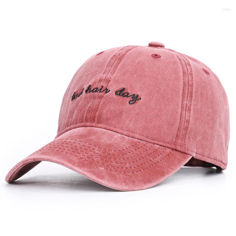 Ball Caps Vintage Unisex Cap Letter Embroidery Bad Hair Day Baseball Washed Jeans Cotton Hat Outside Adjustable Sun Protection Hats, Black
Ball Caps Vintage Unisex Cap Letter Embroidery Bad Hair Day Baseball Washed Jeans Cotton Hat Outside Adjustable Sun Protection Hats, Black