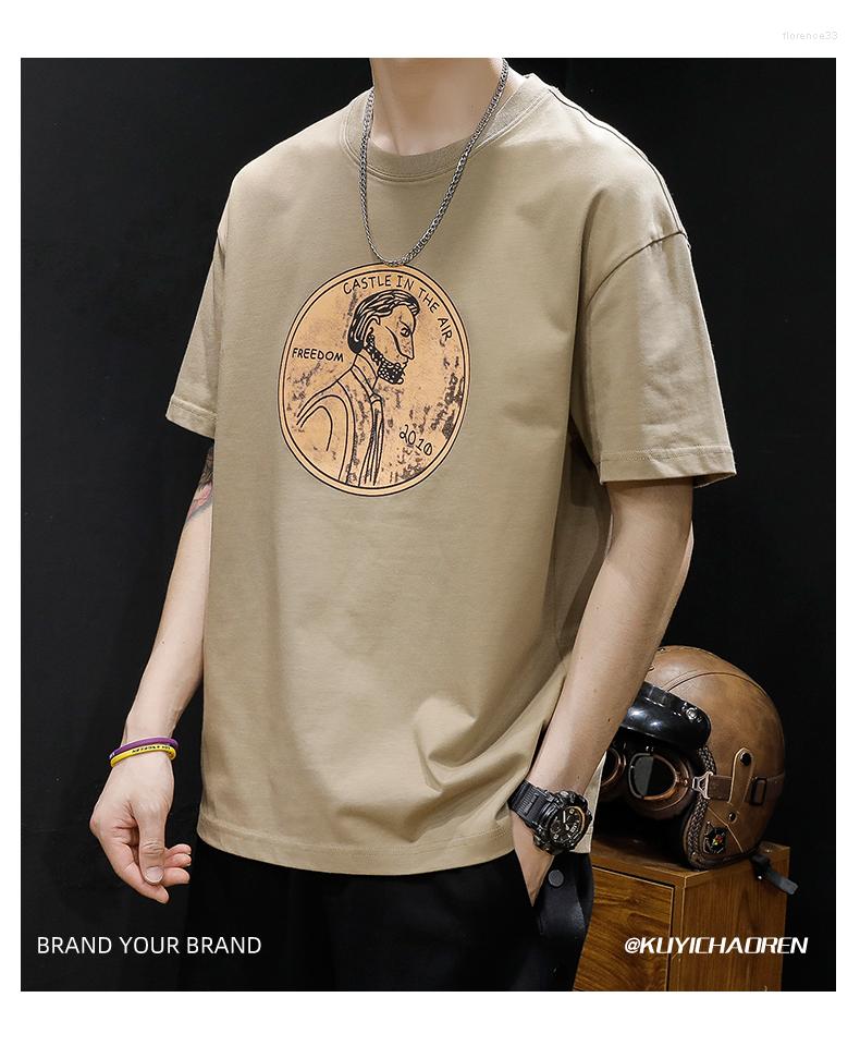 Men's T Shirts M2788 Short Sleeve T-Shirt Men's Loose Large Size Tide Brand Print Summer Cotton Half, Black
Men's T Shirts M2788 Short Sleeve T-Shirt Men's Loose Large Size Tide Brand Print Summer Cotton Half, Black