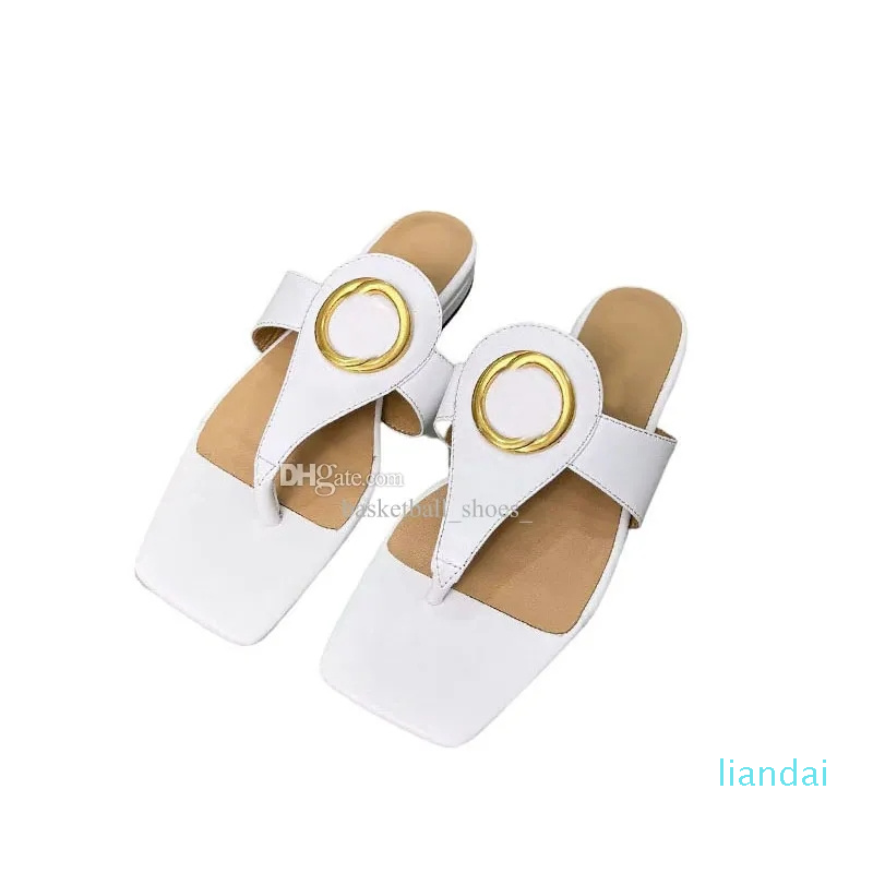 2023 Women Toe Sandals Circular interlocking Flat Sandal Type Gold Tone Accessories Flip Flops Shoe Size 35-43, Colour 3
2023 Women Toe Sandals Circular interlocking Flat Sandal Type Gold Tone Accessories Flip Flops Shoe Size 35-43, Colour 3