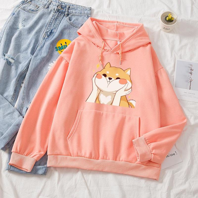 Women' Hoodies Kawaii Japanese Women Aesthetic Oversized Hoodie For Girls Shiba Inu Graphic Sweatshirt Cotton Soft High Quality Hoody, Apricot sweatshirt
Women' Hoodies Kawaii Japanese Women Aesthetic Oversized Hoodie For Girls Shiba Inu Graphic Sweatshirt Cotton Soft High Quality Hoody, Apricot sweatshirt