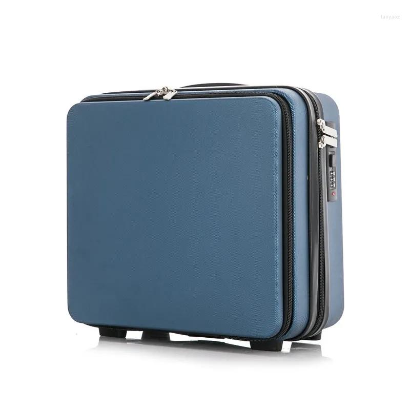 Suitcases XQ 16-inch Fashion Business Suitcase With Open Lid Portable Password Travel Case Multi-function Storage Cosmetic Luggage
Suitcases XQ 16-inch Fashion Business Suitcase With Open Lid Portable Password Travel Case Multi-function Storage Cosmetic Luggage