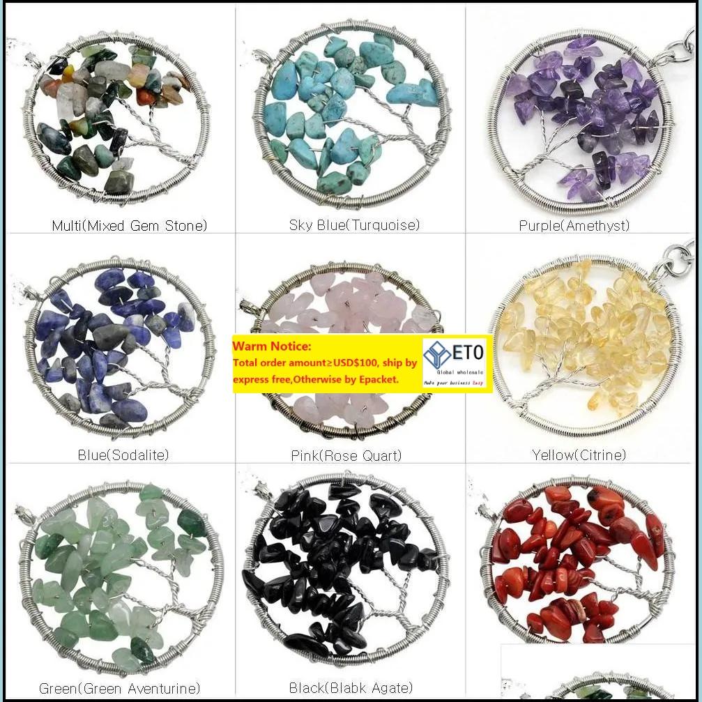Pendant Necklaces Natural Stone Gravel Round Shape Gemstone Jewelry Chip Beads Semi Precious Crystal Keychain Pendents
Pendant Necklaces Natural Stone Gravel Round Shape Gemstone Jewelry Chip Beads Semi Precious Crystal Keychain Pendents