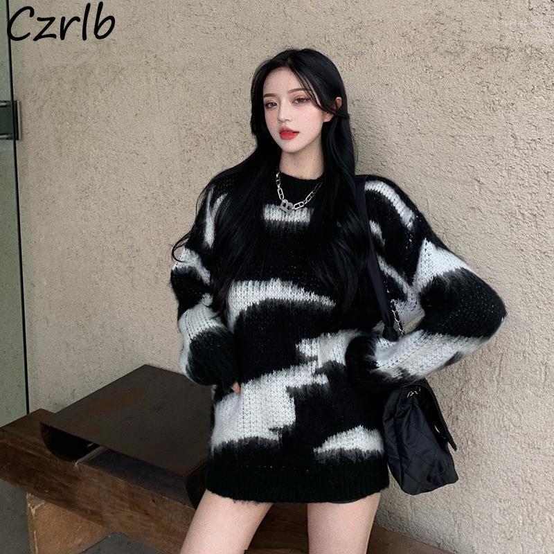 Women's Sweaters Pullovers Women Patchwork Loose-fitting All-match O-Neck Fashion Soft Knitting Comfortable Spring Autumn Feminine Cozy, Black
Women's Sweaters Pullovers Women Patchwork Loose-fitting All-match O-Neck Fashion Soft Knitting Comfortable Spring Autumn Feminine Cozy, Black