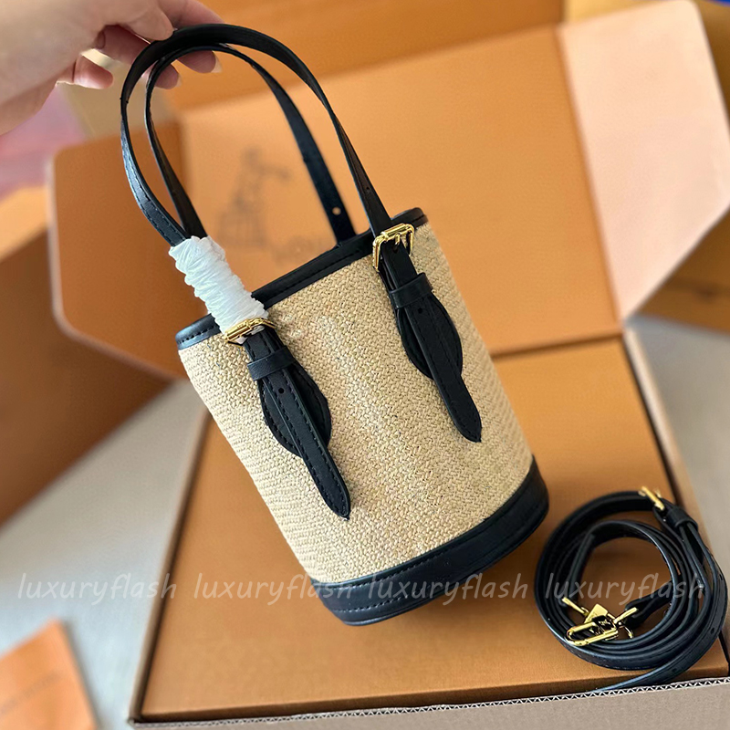 Beach Bag Womens Designer Shoulder Bags Totes Handbags Bucket Bag New Weave Canvas Embroidery Letters Mini Tote Black White, Mini black
Beach Bag Womens Designer Shoulder Bags Totes Handbags Bucket Bag New Weave Canvas Embroidery Letters Mini Tote Black White, Mini black