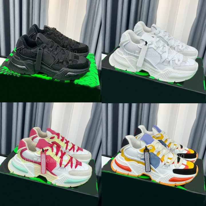 Designer Casual Shoes Airmaster Sneakers Women Men Trainers Fashion Sports Shoe Daymaster Calfskin Suede Rubber Sneaker size 35-45 With box
Designer Casual Shoes Airmaster Sneakers Women Men Trainers Fashion Sports Shoe Daymaster Calfskin Suede Rubber Sneaker size 35-45 With box