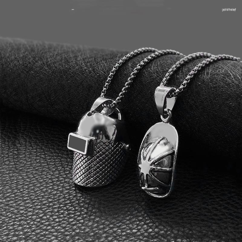 Pendant Necklaces Fashion Punk Hat Men Hip Hop Necklace Titanium Steel Hanging Neck Jewelry Gord22
Pendant Necklaces Fashion Punk Hat Men Hip Hop Necklace Titanium Steel Hanging Neck Jewelry Gord22