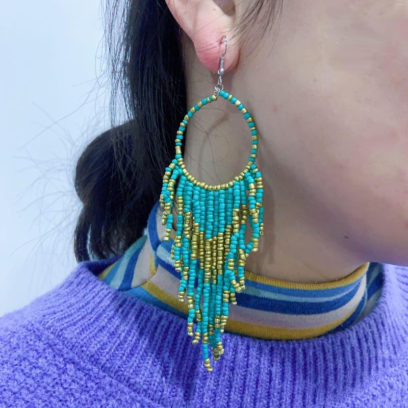 Dangle Earrings Dvacaman Boho Ethnic Beaded Long Tassel For Women Vintage Seed Bead Fringed Drop Jewelry Wholesale Accessories
Dangle Earrings Dvacaman Boho Ethnic Beaded Long Tassel For Women Vintage Seed Bead Fringed Drop Jewelry Wholesale Accessories