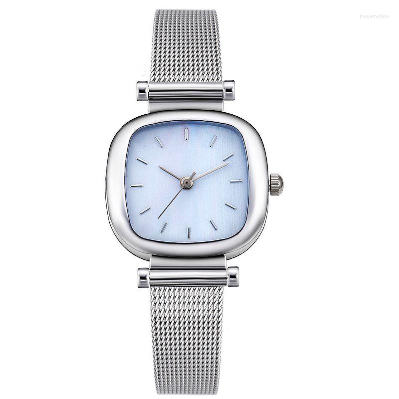 Wristwatches 100pcs/lot Square Elegance Lady Mesh Watch Wrap Quartz Casual Silver Belt Wrist For Women Wholesale Clock, Silver black dial
Wristwatches 100pcs/lot Square Elegance Lady Mesh Watch Wrap Quartz Casual Silver Belt Wrist For Women Wholesale Clock, Silver black dial