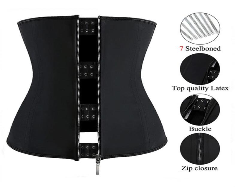Latex Waist Corset Cincher Slimming Body Shaper With 7 Steel Bones Zipper Hook Closure Double Control Abdomen Tummy Shapewear Fo3934868, Black
Latex Waist Corset Cincher Slimming Body Shaper With 7 Steel Bones Zipper Hook Closure Double Control Abdomen Tummy Shapewear Fo3934868, Black