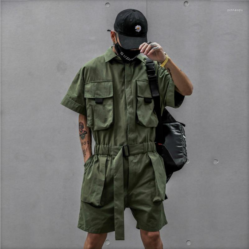 Men's Tracksuits Japanese Retro Work Suit Jumpsuit Set Men's Loose Fitting Short Sleeved Korean Version Trend All-in-one Summer, Black
Men's Tracksuits Japanese Retro Work Suit Jumpsuit Set Men's Loose Fitting Short Sleeved Korean Version Trend All-in-one Summer, Black