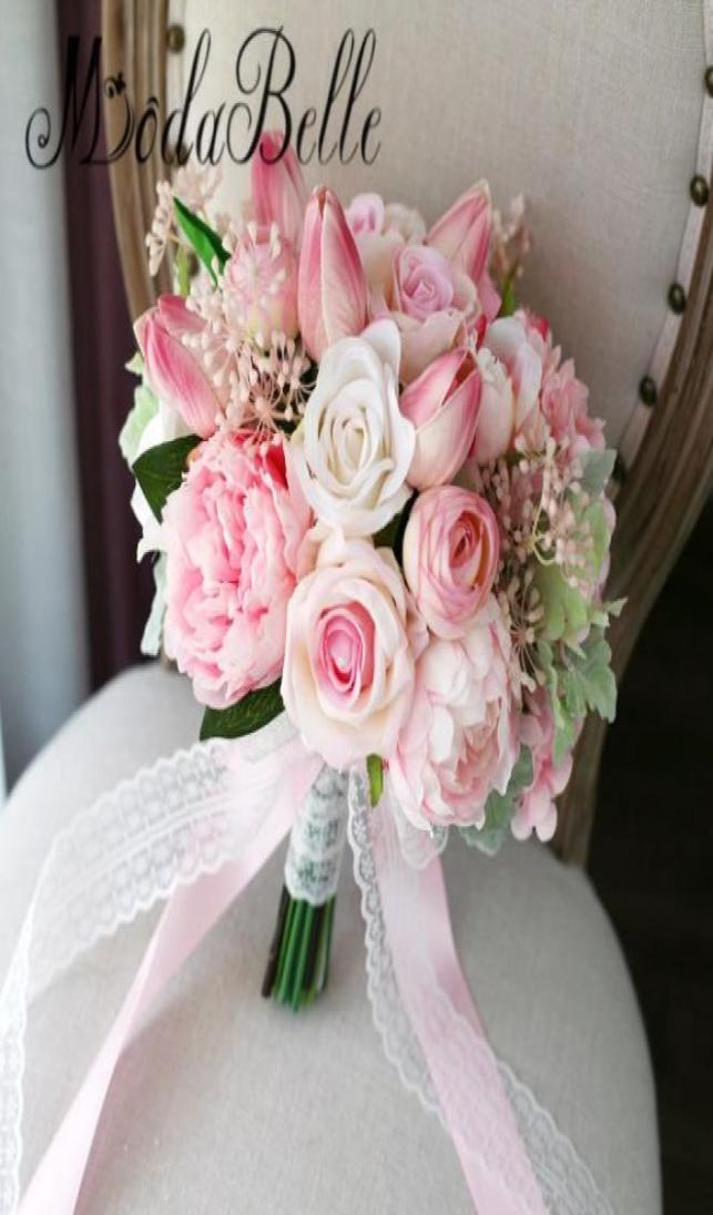 modabelle Tulip Roses Pink Bridal Bouquet Artificial Peony Rose Bride Flower Bouquet Wedding Buque De Flores Home Decorative4692398
modabelle Tulip Roses Pink Bridal Bouquet Artificial Peony Rose Bride Flower Bouquet Wedding Buque De Flores Home Decorative4692398