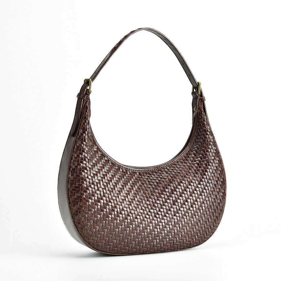 New Woven Headband Layer Cowhide Underarm Bag Fashion Leather Women's Bag Pure Handmade, Coffee (small)
New Woven Headband Layer Cowhide Underarm Bag Fashion Leather Women's Bag Pure Handmade, Coffee (small)